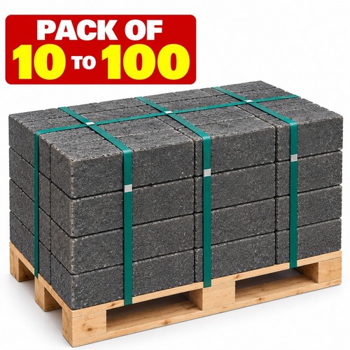 Charcoal block paving - block, bricks