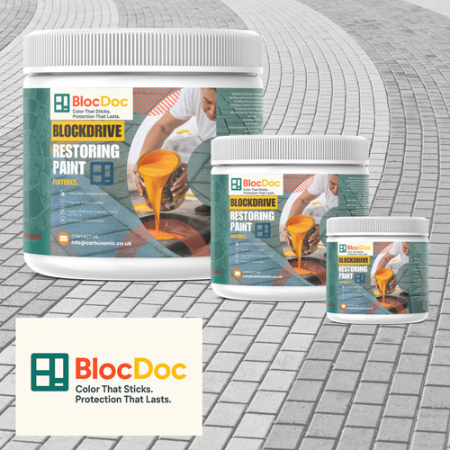 Block paving patio - , paint