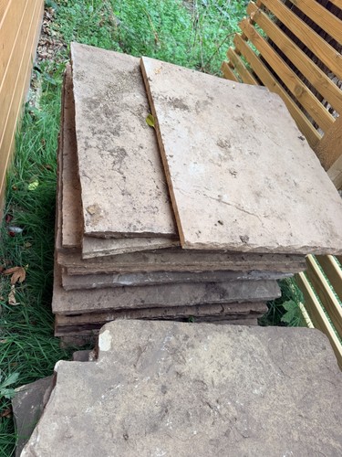 York stone reclaimed - stone, paving