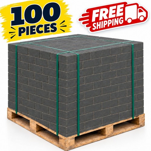 Charcoal block paving - charcoal,