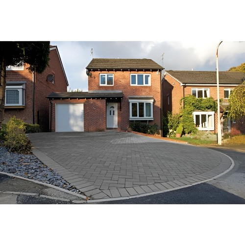 Driveway block paving - driveway,