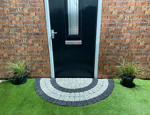 Entrance step stone tiles - entrance,