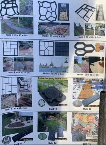 Garden paving brick mould - garden,