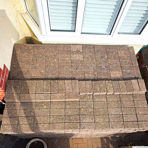 Grey rectangular concrete - grey,