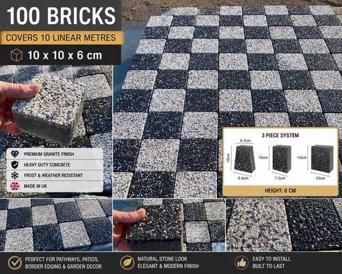 Granite concrete paving bricks - paving,