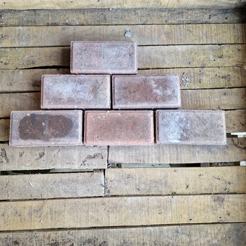 40no reclaimed red concrete - 40no,