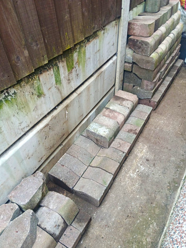 Concrete paving bricks blocks - concrete,