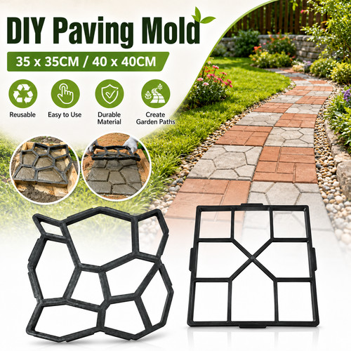 Diy path maker concrete mould - diy,