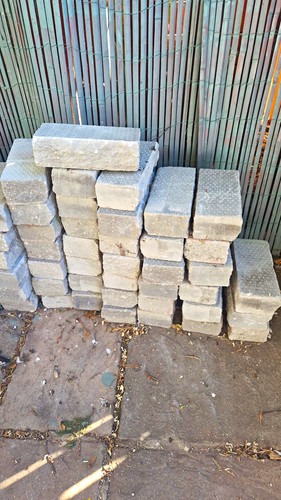 Grey stone rectangular - grey,