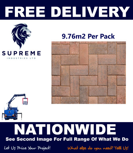 Driveway block paving brindle - driveway,